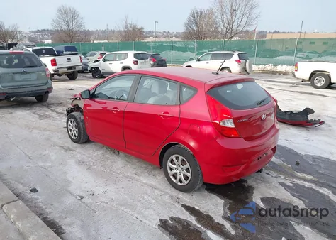 2012 Hyundai Accent Gs from USA, damaged, VIN KMHCT5AE4CU052610
